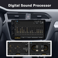 Autoradio Android universel à écran tactile de 9 pouces, navigation GPS 2.5D, lecteur multimédia, bouton de commande, autoradio stéréo