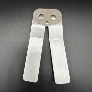 Attelle de genou Yuan Ding avec charnière en alliage d'aluminium, support réglable avec embout en caoutchouc, accessoires d'orthèse 3.0*25*200mm à 300mm - Product Image 2