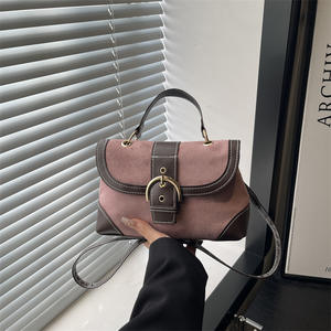 ZPB3879 Borsa a Tracolla Vintage di Lusso in PU per Donna con Motivo Puro, Chiusura Aperta, Design Impermeabile e Portatile - Product Image 1