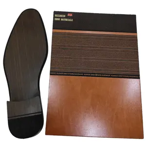 Factory wholesale vulcanized fashionable 9128 design rubber outsole sheet for men leather shoe and dressing shoe sole