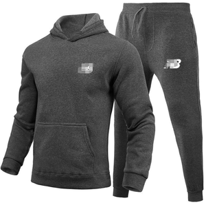 Conjunto deportivo con capucha para hombre, casual y de moda con capucha - Product Image 4