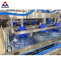 Planta de Agua Potable Completa de 450 BPH / Máquina Expendedora de Agua para Botellas de 5 Galones, Soluciones de Llenado Llave en Mano
