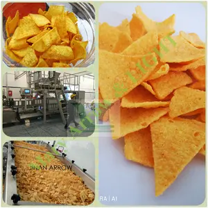 Tortilla Making Machine Doritos Chips Process Line Corn Chips Production Line