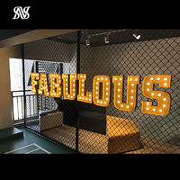 La publicité acrylique 3d Led chapiteau lettres signe électronique logo personnalisé chapiteau lettres