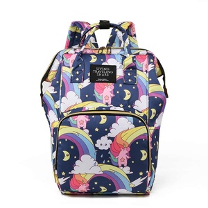 Polyester Cartoon <b>Backpack</b> <b>Waterproof</b> Zipper Closure Soft Handle Women Daily Use Wholesale - Product Image 5