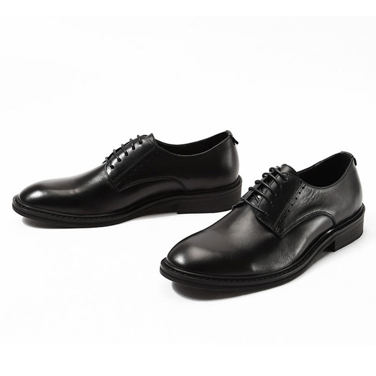 Zapatos de vestir de cuero italiano 100% para hombre, venta al por mayor,  zapatos de lujo negros baratos para hombre, característica impermeable,