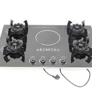 Fornello a Gas Elettrico in Vetro Temperato per Uso Domestico - Product Image 1