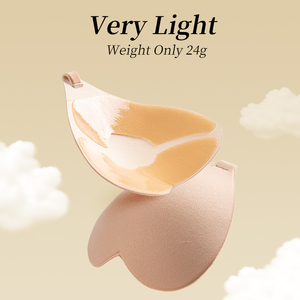 TPB007 <span class=keywords><strong>Reggiseno</strong></span> Adesivo <span class=keywords><strong>a</strong></span> Forma di Cuore con <span class=keywords><strong>2</strong></span> Coppe, Traspirante, Forte Adesione, Invisibile, Senza Schienale per Donne - Product Image 4