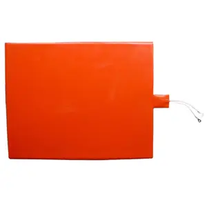 customized size for Flexible high temperature heating pad silicone rubber Drum heater