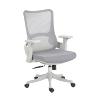 Chaise de bureau ergonomique à dossier mi-hauteur rembourré pour longues heures de travail, vente en gros, chaise de bureau en maille OEM/ODM