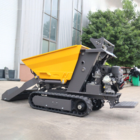 Kostenloser Versand – Kleiner 500 kg Hydraulik-Raupendumper mit Selbstladefunktion für Obstplantagen