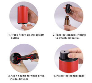 เครื่องพ่นละอองน้ำมันหอมระเหยขนาดเล็กสำหรับรถยนต์ขนาดเล็ก USB 10มล., เครื่องพ่นละอองน้ำมันหอมระเหยแบบไม่มีน้ำ - Product Image 5