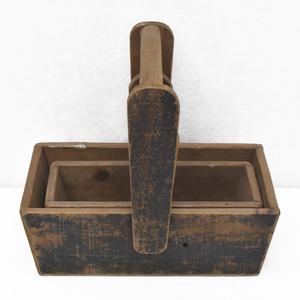 Luckywind Shabby Chic rústico vintage caja de madera flor bonsái maceta verde para plantar flor suculenta artesanía hecha a mano - Product Image 4