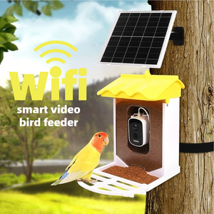 เครื่องให้อาหารนกอัจฉริยะเชื่อมต่อ WiFi พร้อมระบบให้อาหารอัตโนมัติ ดีไซน์กันน้ำสำหรับใช้งานกลางแจ้งในสวน - Product Image 2