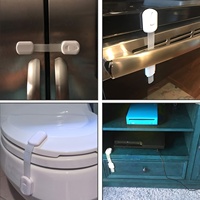 Verrou de sécurité pour armoire anti-pincement pour enfants, conception anti-pincement, boucles de sécurité pour bébé, sans perçage, sangles de sécurité pour enfants pour tiroir