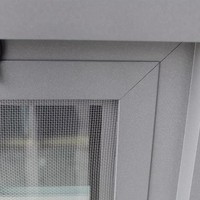 Venta al por mayor barato toldo ventana antirrobo seguridad doble vidrio aluminio toldo ventanas con barra protectora
