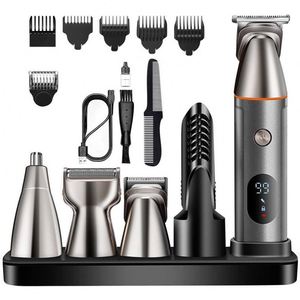 Afeitadora Eléctrica Multifuncional y Recortadora de Vello Nasal, Set de Regalo para Uso Doméstico, Cortadora de Cabello para Cabeza Calva - Product Image 1