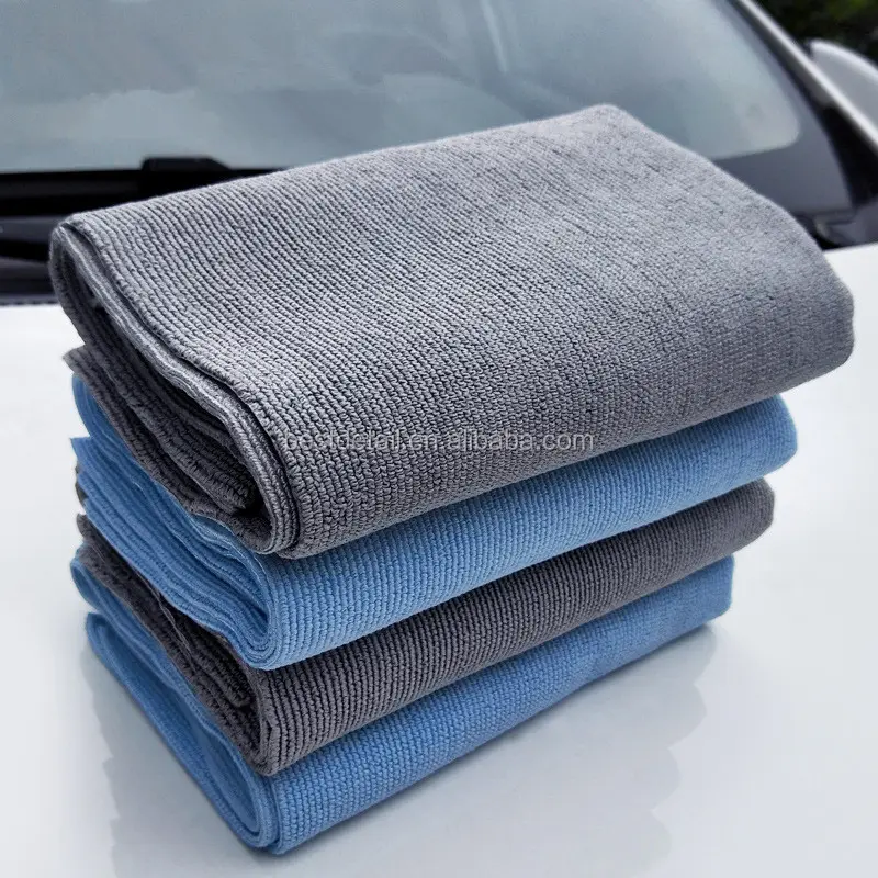 Pluizende 16x16 420 Edgeless Parel Microfiber Handdoek voor Keramische Coating Auto Detailing Auto Wassen Buffing Polijsten Glas venster