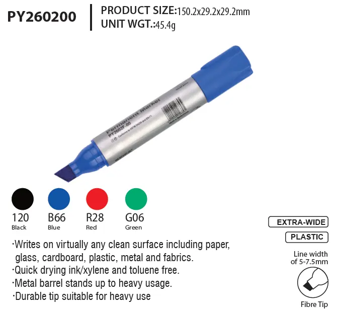 BEIFA Aluminium Permanent Öl basierte Farb markierungen Stifte Schnellt rockn ender und wasserdichter Metall marker