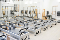 Lit d'entraînement de base de réformateur de Pilates en aluminium classique multifonctionnel Offre Spéciale pour l'exercice de tout le corps