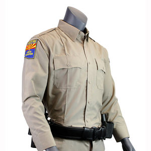 Chemise uniforme à manches longues <span class=keywords><strong>de</strong></span> classe A approuvée par <span class=keywords><strong>la</strong></span> DPS, tissu <span class=keywords><strong>de</strong></span> qualité supérieure, poignets ajustables, chemise professionnelle pour les forces <span class=keywords><strong>de</strong></span> l'ordre - Product Image 3