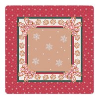Tapis de protection de table pliable antidérapant en tissu floral rose citrouille doux d'automne, 80x80cm, 3mm d'épaisseur, pour Mahjong
