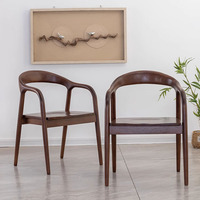 Chaises de salle à manger nordique moderne élégant cadre en bois design chaise occasionnelle fauteuil de salon