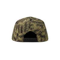 Gorra de running personalizada de 5 paneles, impermeable, de poliéster, con perforaciones cortadas a láser, visera personalizada, logo reflectante, gorra perforada para ciclismo.