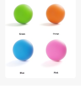 Ensemble de boîtes cadeaux personnalisées OEM avec logo pour les jeux d'intérieur pour enfants, ballon rebondissant silencieux en mousse PU, jouet de sport - Product Image 2