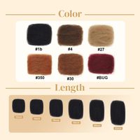 Extensions de Cheveux Humains Vierges Crépus Bouclés Type Afro, Bruts Non Traités, 100 % Haute Qualité, Alignés avec la Cuticule, en Vrac, Fournisseur de Dreadlocks