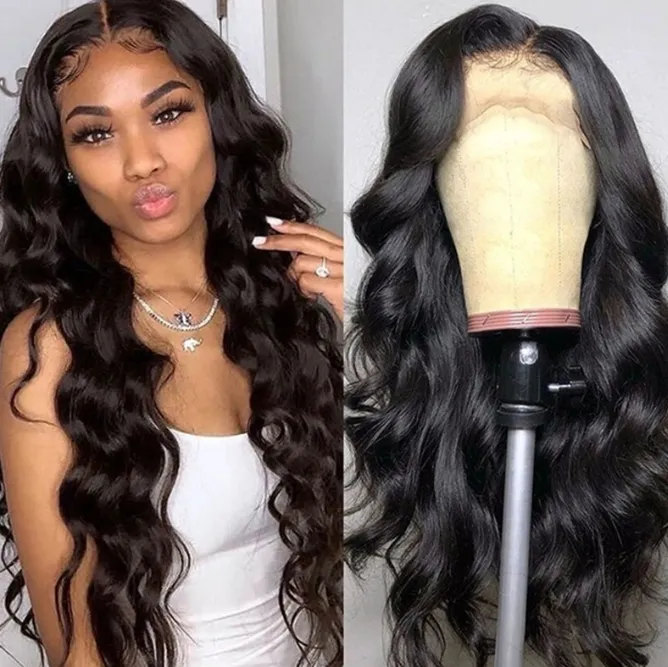 Wig women Europe and the United States in the long curly hair Africa black wave chemical fiber full head wholesale
