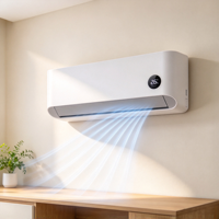 AC Split Dinding Dual Mode Pemanas Pendingin Hemat Energi Inverter 12000btu