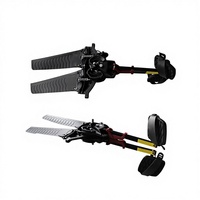 Pedales de Kayak Personalizables de Fábrica con 15 Años de Experiencia, Resistentes a la Corrosión, Antideslizantes, Material de Casco de HDPE y PC, Canoa