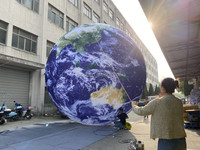 Ballon gonflable géant de planète Terre gonflable pour décoration thématique
