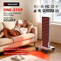 Appareil de luminothérapie LED sur pied APTRDELIGHT pour le corps entier, panneau de luminothérapie rouge 630/660/810/850/940/1060nm, machine PDT, prise US