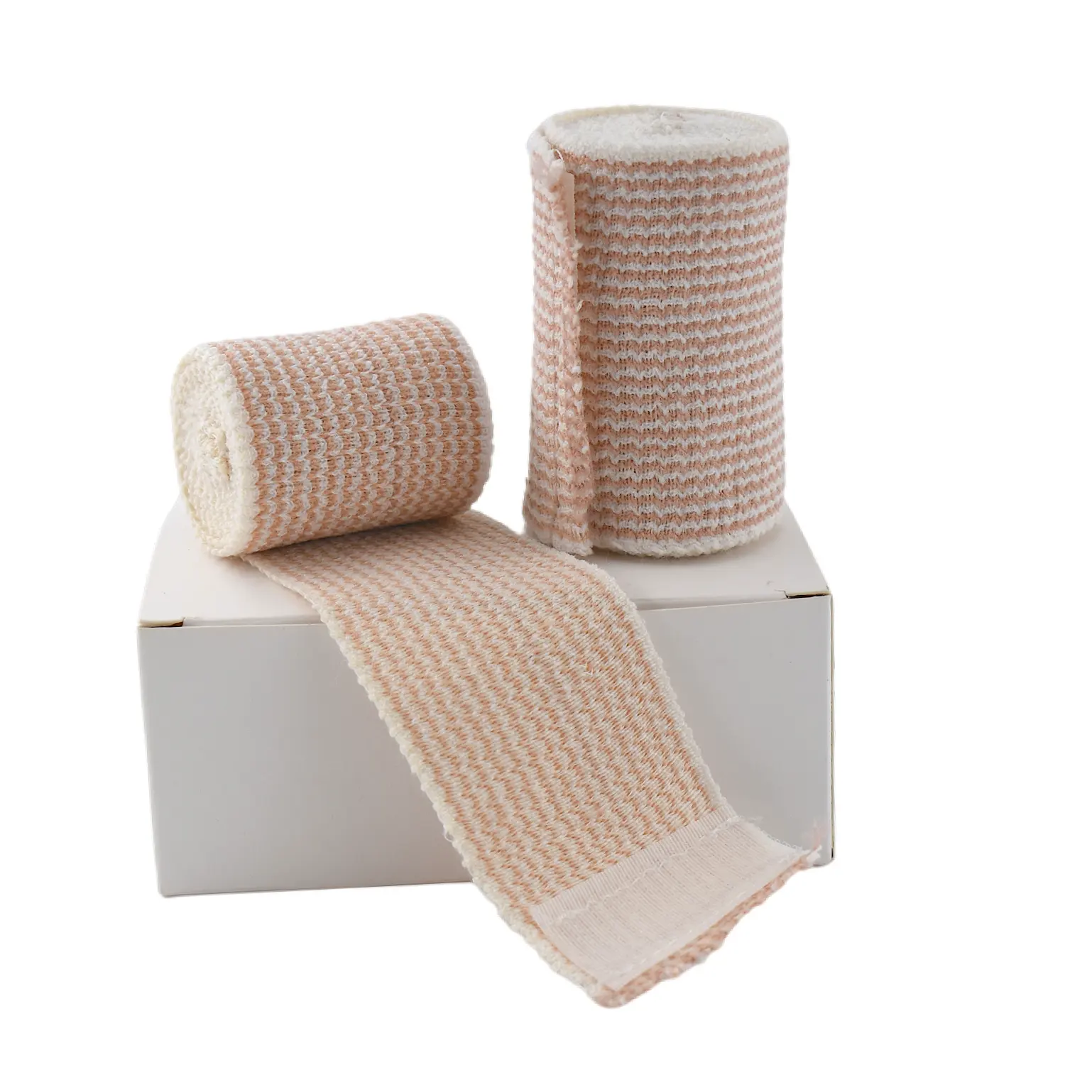 Rouleau de Bandage en coton élastique, nouveau, hypoallergénique de Sport, de taille OEM, bande en nid d'abeille, pour pansement de joues