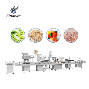 Finalwe High Speed Long Time Working Soft Gelatin Capsule Counter Double Head Tablet Counting Machine Bottle