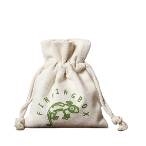 <b>Canvas</b> Cotton <b>Drawstring</b> Pouch with Rope Handle First Aid Kit <b>Bag</b> Hangover Recovery Kit Party Favor Gift <b>Bags</b> Cartoon Pattern - Product Image 3