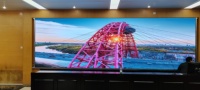 320*160mm İç Mekan LED Ekran Duvar Paneli P1.25 P1.538 P1.86 Ultra İnce Yüksek Yenileme Hızlı Sabit Reklam Panosu
