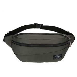 Cross-border New Sports Fitness Waist Bag Korean-style Multi-layer Water-resistant Nylon Lightweight String Closure Bag - Product Image 4