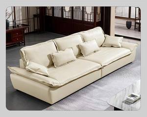 أريكة عصرية مريحة على شكل سحابة لغرفة المعيشة، طقم أريكة قطاعية معيارية - Product Image 3