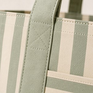 Sac fourre-tout minimaliste en toile de coton, surdimensionné, réutilisable, avec poches, pour femmes, pour les courses quotidiennes, la plage, le travail - Product Image 3