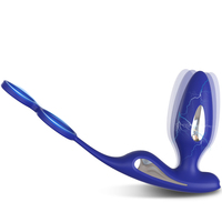 Frauen Männer 2 in 1 9 Modi Vibration Elektro schock für G-Punkt Klitoris Anal Stimulation Anal Butt Plug Cockring Adult Sexspielzeug