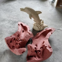 Moules à statues en fibre de verre (chevaux, dauphins, flamants roses) – Produit ménager