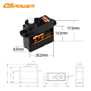 DS-S001 3.7g Engranaje de Plástico 28T Sin Núcleo de Voltaje Estándar para Control de Dirección Panorámica/Inclinación, Mini Robot, Cerradura Inteligente, Alta Velocidad - Product Image 2