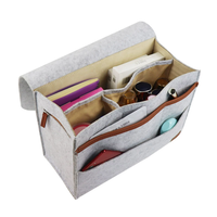 Organisateur de repose-bras de canapé pliable en feutre, rangement pour télécommande