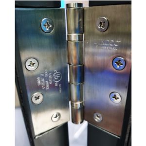 Puerta cortafuegos de acero con certificado UL Puerta cortafuegos de 60 minutos con barra antipánico - Product Image 6