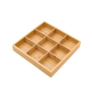 Traditional Chinese <b>Snack</b> <b>Tray</b> Bamboo Storage Box For Home New Year Wedding Occasions Multifunctional Serving <b>Trays</b> - Product Image 2
