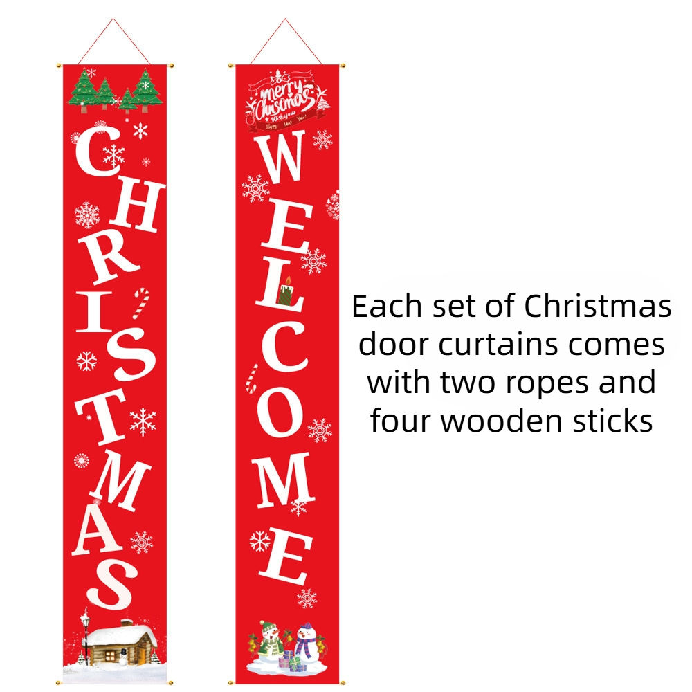 ธงม่านประตูสุขสันต์วันคริสต์มาส-3