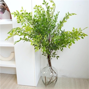 LUYI - Branches de feuilles artificielles en bambou du <span class=keywords><strong>Sud</strong></span>, style printanier, pour décoration intérieure créative de maison et de bureau, à prix abordable - Product Image 3